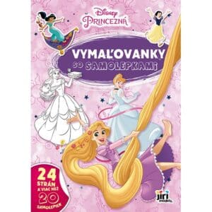 maľovanky a4 so samolepkami princezné
