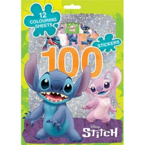 100 samolepiek s maľovankový mi listami lilo & stitch