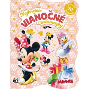 najkrajšie vianočné maľovanky so samolepkami minnie