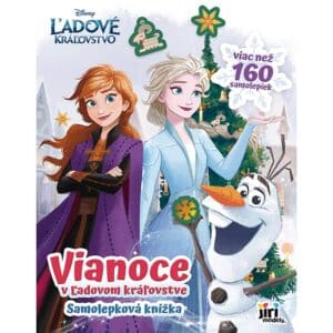samolepková knižka vianoce v Ľadovom kráľovstve