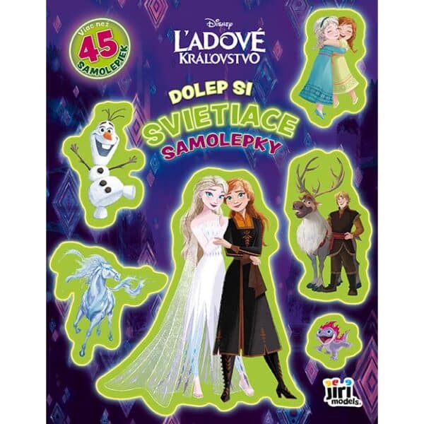 dolep si svietiace samolepky Ľadové kráľovstvo