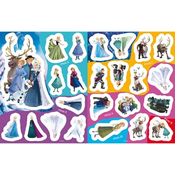 dolep si svietiace samolepky Ľadové kráľovstvo