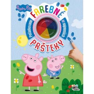 farebné pršteky prasiatko peppa