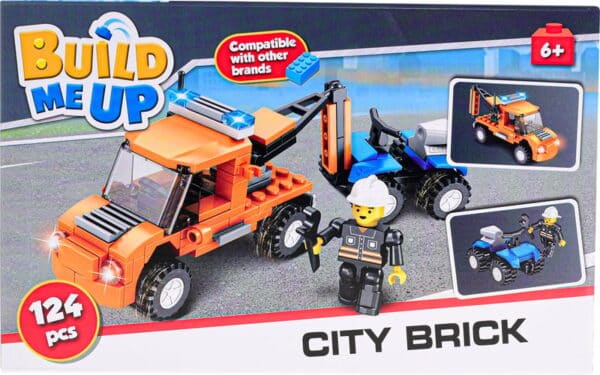 buildmeup stavebnica city brick 124ks
