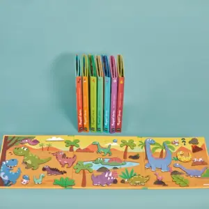magnetická kniha magnetistories dinosaury
