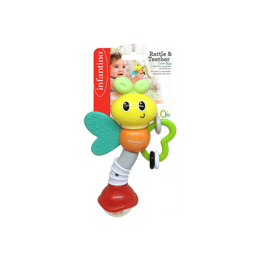 chrastítková + kousátková kombinácia – motýľ