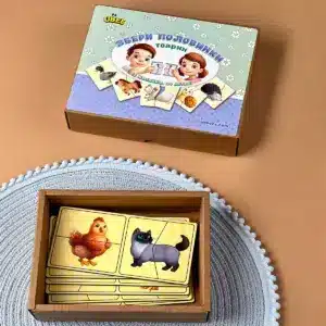 puzzle „polovice: zvieratá“