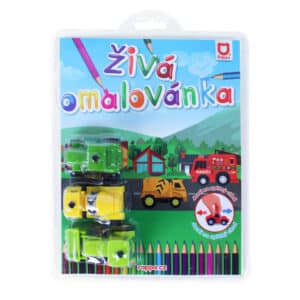 Živá omalovánka stavba