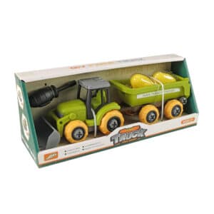 skrutkovací traktor s vlečkou