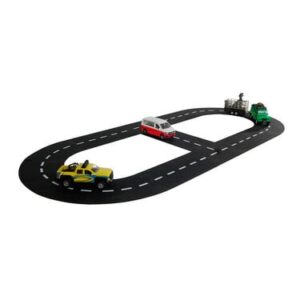 kids globe traffic autodráha gumová obvod 307,5cm