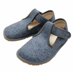 papuče barefoot beda užší strih 20 38 spevnenÁ päta denim