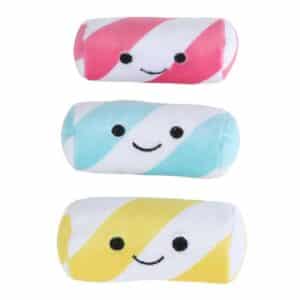 fluffy menu sáčok s desiatou plyšový 21cm 3druhy