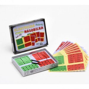 elektrická násobilka spoločenská hra na batérie