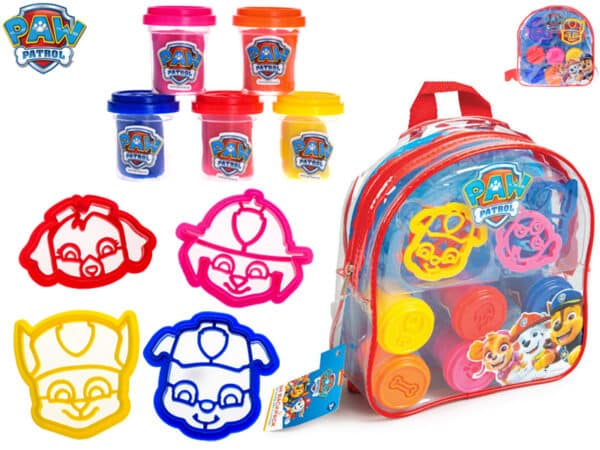 paw patrol sada tvarovacích hmot s vykrajovačmi v batôžku