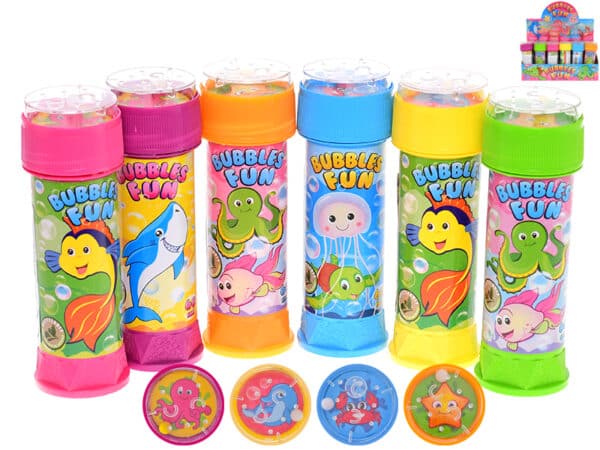bublifuk 60ml s labyrintom 6farieb