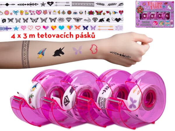 lepiace pásky s tetovaním