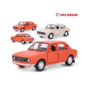 welly Škoda 105l 1976 12cm kov spätný chod 2farby