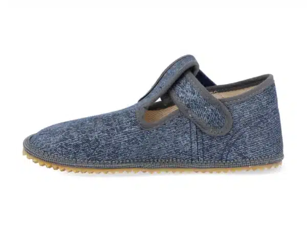 papuče barefoot beda užší strih 20 38 spevnenÁ päta denim