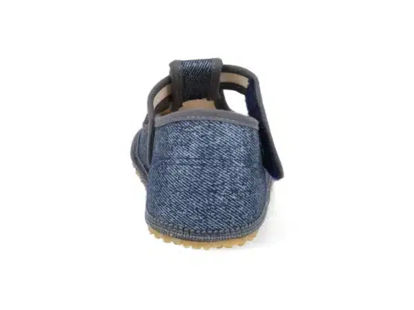 papuče barefoot beda užší strih 20 38 spevnenÁ päta denim