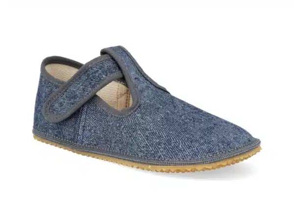 papuče barefoot beda užší strih 20 38 spevnenÁ päta denim