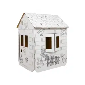 omaľovánka 3d domček xxl
