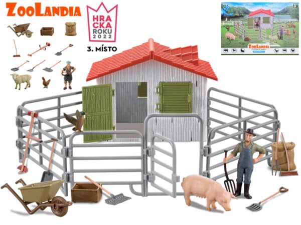 zoolandia zvieratká farma s doplnkami
