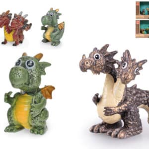 drak figúrka 3,5 6cm fantasy design 4ks