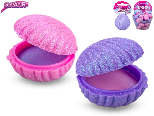 glamour lesk na pery 7ml v tvare mušle