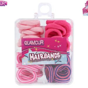 glamour gumičky do vlasov v krabičke 12ks v dbx