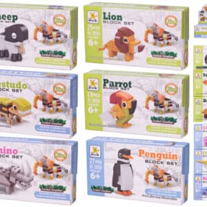 stavebnica zvieratko 19 33ks 12druhov