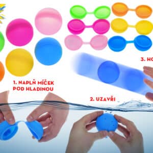 sun fun loptičky na vodu znovupoužiteľné