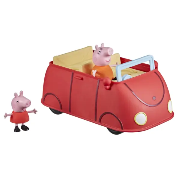 hasbro prasiatko peppa pig a rodinné červené auto