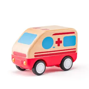 auto sanitka so zvukmi a svetlom, zotrvačník