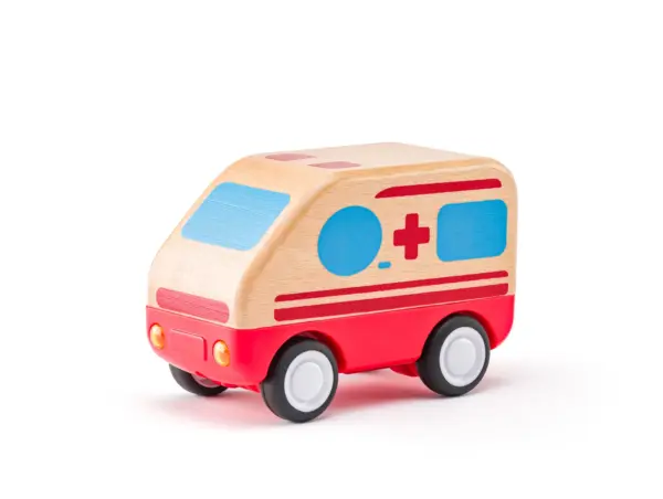 auto sanitka so zvukmi a svetlom, zotrvačník