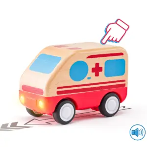 auto sanitka so zvukmi a svetlom, zotrvačník