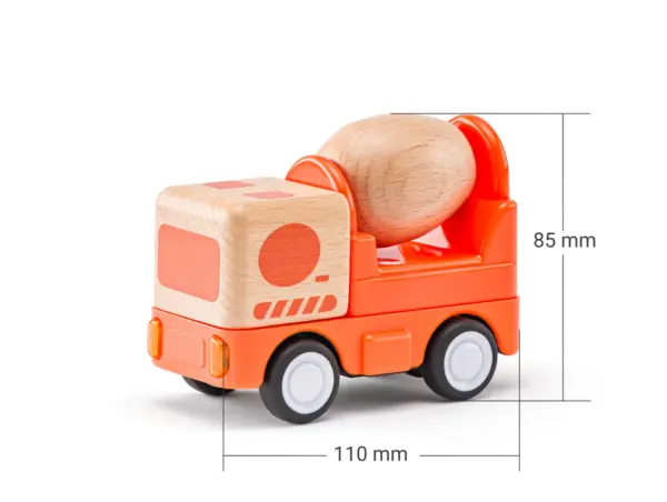 auto miešačka so zvukmi a svetlom, zotrvačník