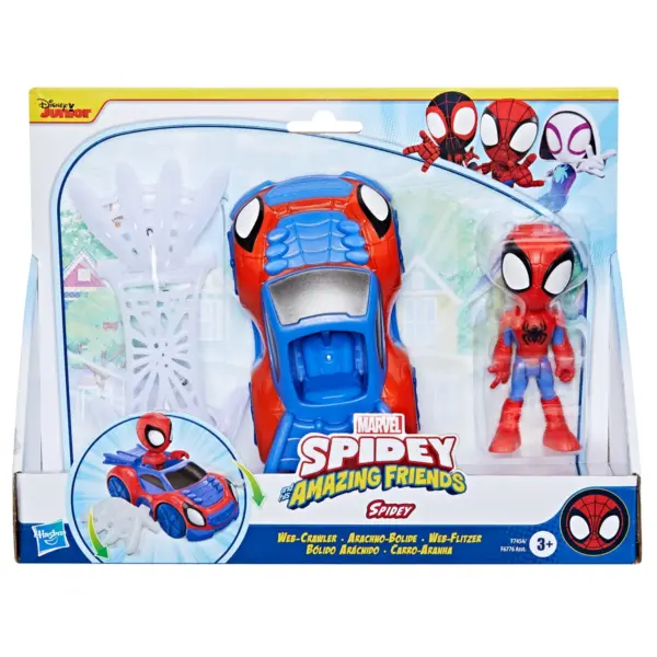 hasbro spider man spidey a jeho úžasní priatelia základné vozidlo spidey