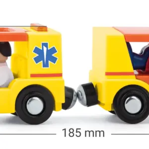 autíčka k vláčikodráhe ambulancia