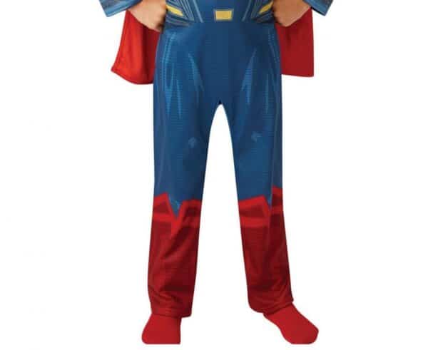 detský kostým superhrdina superman so svalmi (kostým, plášť, maska, opasok)120/130 cm (kópia)