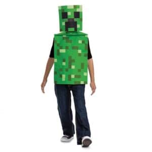 kostým pre deti minecraft creeper (licencia), veľkosť m (7 8 rokov)