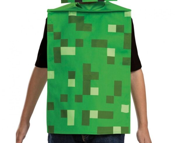 kostým pre deti minecraft creeper (licencia), veľkosť m (7 8 rokov)