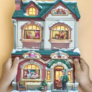 dvojvrstvové puzzle „Obchod s hračkami“