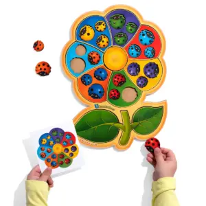 detská hra s kartami – sedemfarebná sedmokráska