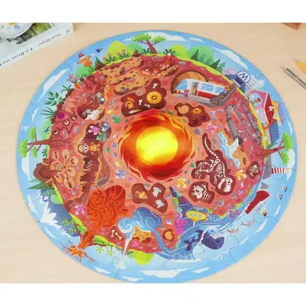 puzzle podzemný svet