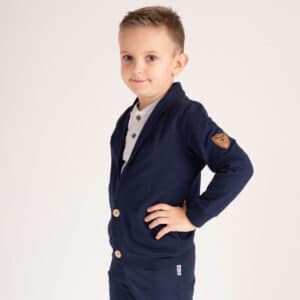 sako modré s gombíkmi 86 122