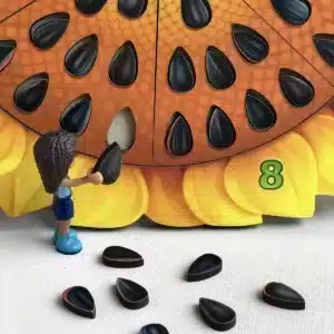 slnečnica počítanie 6+