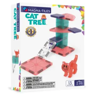 magna tiles magnetická stavebnica cat tree 13 dielov