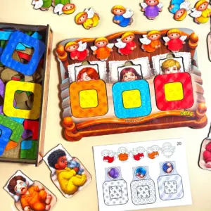 kartová hra „deti v postieľkach“