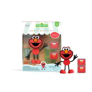 figúrka elmo a 2 senzorické svietiace kocky do vody