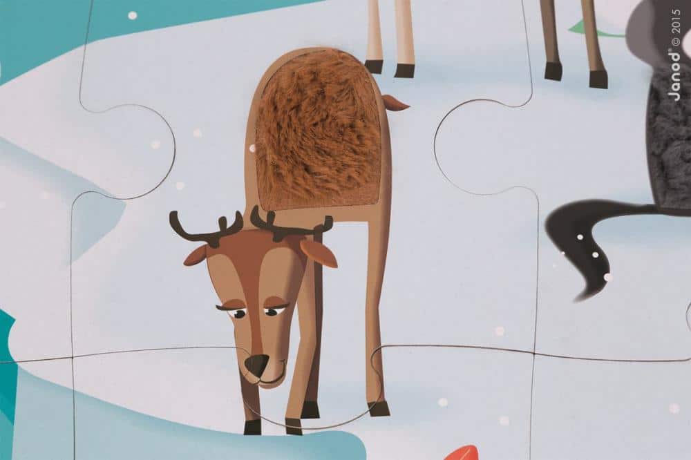 puzzle janod dotykové život na ľade